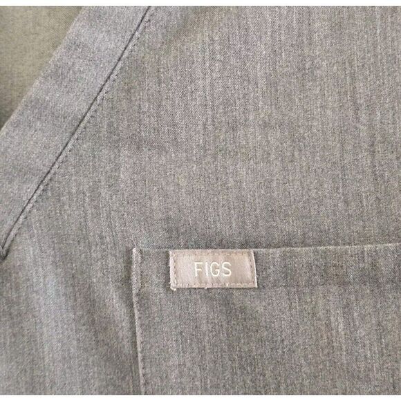 Figs Catrina Scrub Top One Pocket Graphite Size XL Gray - Picture 4 of 8